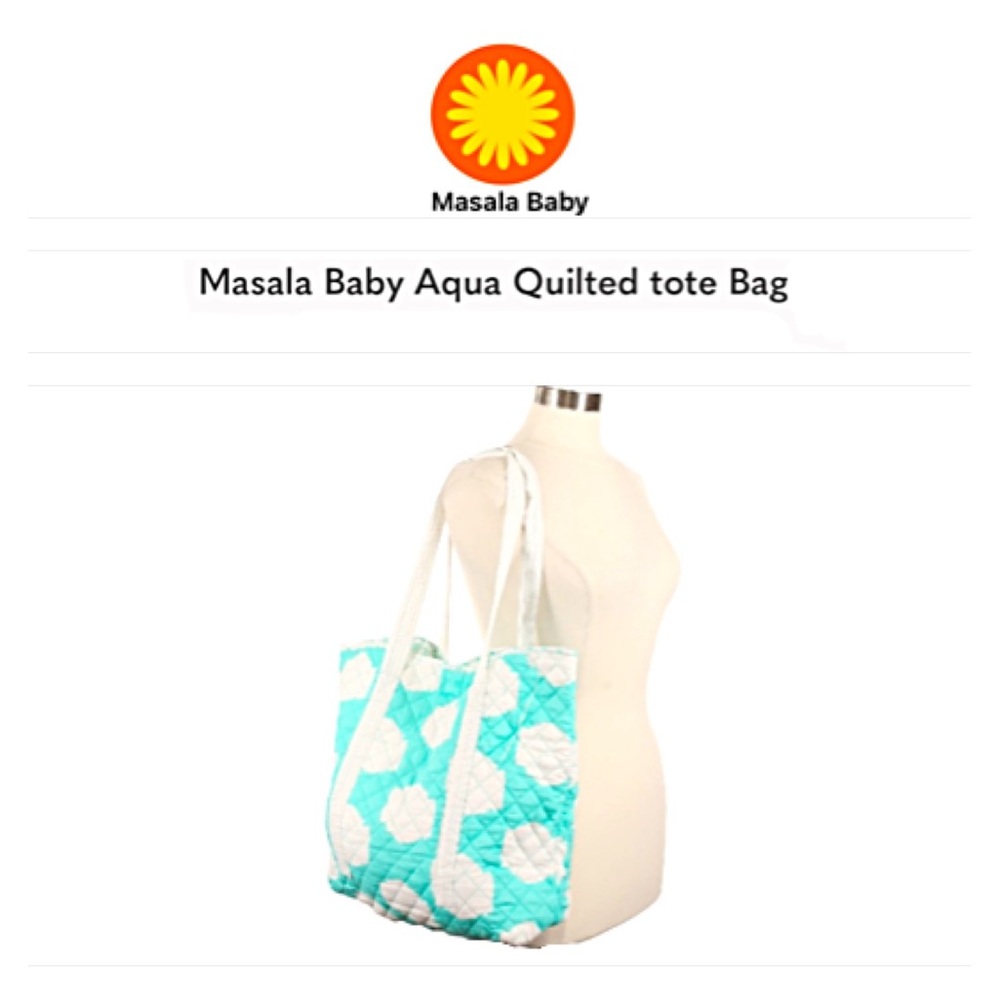 FABFITFUN Diaper Bag Tote Quilted Cotton Masala Baby Global Cultural Design